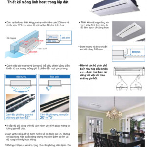 FXEQ25AV36 - Dàn lạnh âm trần 1 hướng thổi 5 FXEQ20AV36 - Dàn lạnh âm trần 1 hướng thổi
