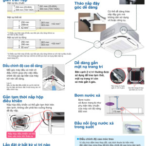 FXFQ100AVM - Dàn lạnh âm trần đa hướng thổi 11 FXFQ25AVM - Dàn lạnh âm trần đa hướng thổi
