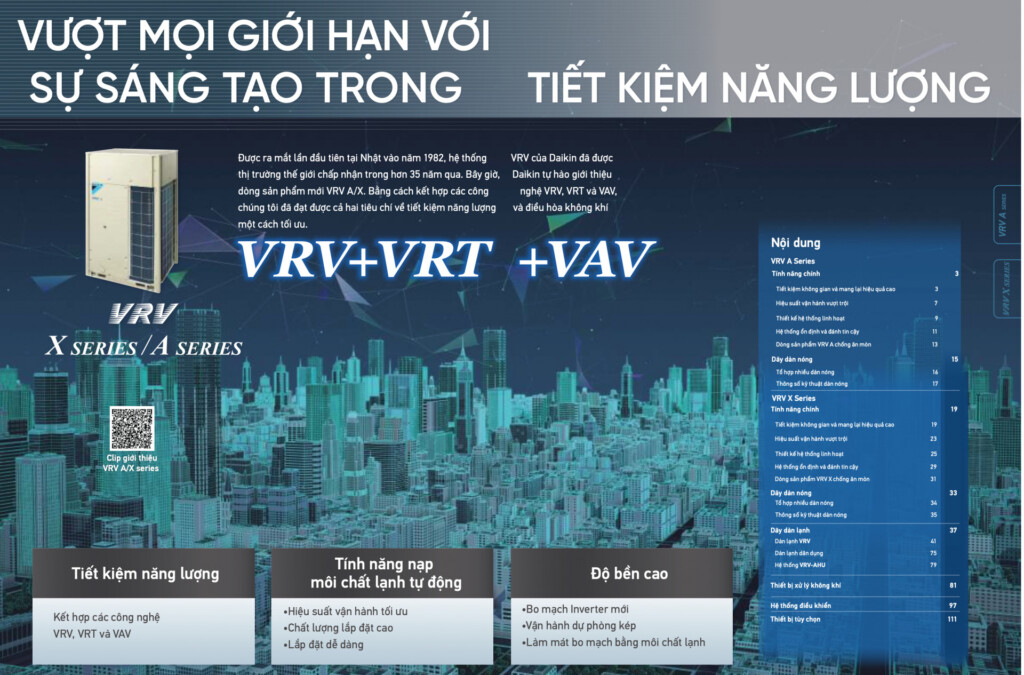Máy lạnh trung tâm Daikin VRV X